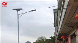 广西靖西市太阳能路灯项目案例
