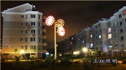 景观灯在夜晚为城市增添无比的氛围