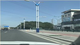 广州亚运大道市电路灯工程案例
