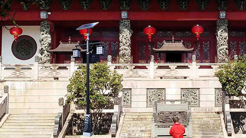 湖南常宁市大义山至圣寺LED景观灯工程案例